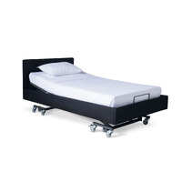 Hi-Lo Bed King Single Black [Black Fabric]