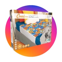 Conni Kids Reusable Bed Pad with Tuck-ins - Hero Print